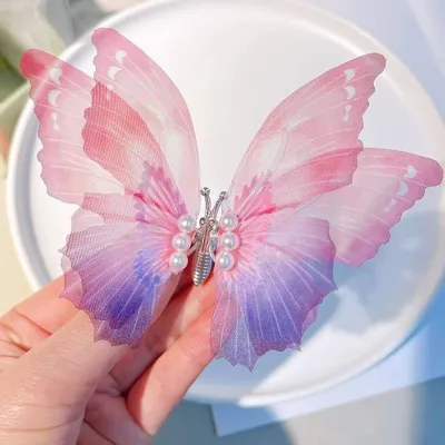 Vintage Butterfly Shape Wings Hair Clip